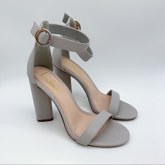 light gray heels